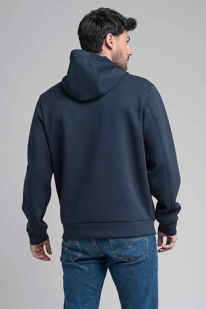 Sudadera Para Caballero Con Capucha Y Cierre Frontal