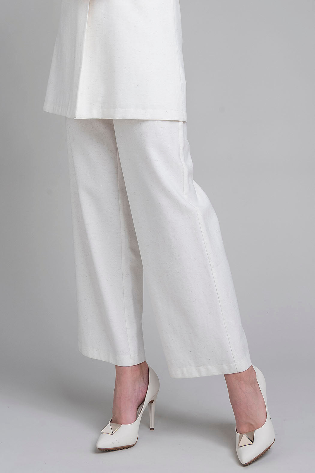 Pantalon Liso Con Resorte En Cintura