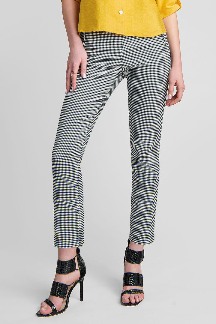 Pantalon Estampado De Cuadros