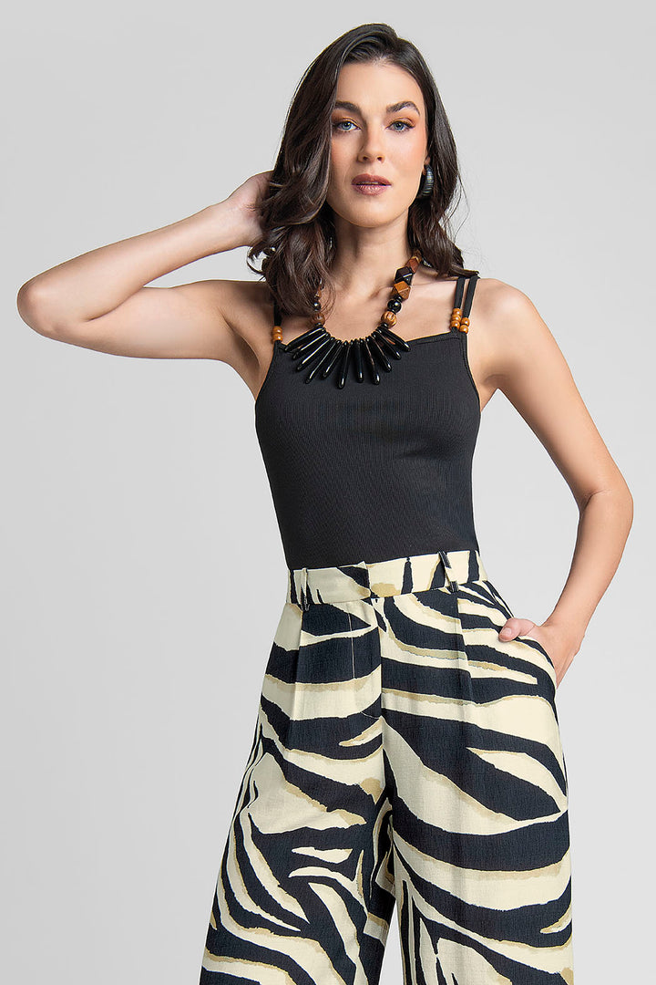Blusa Lisa De Tirantes