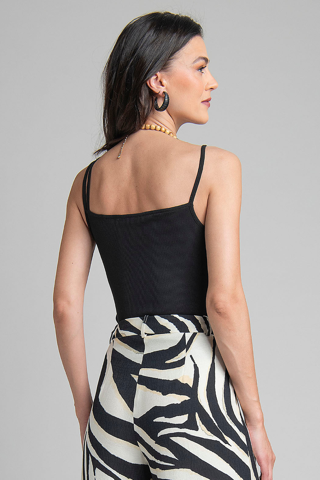Blusa Lisa De Tirantes
