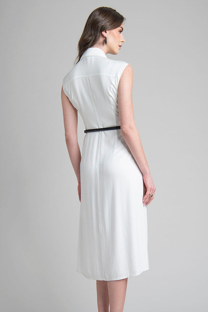 Vestido Liso Sin Mangas