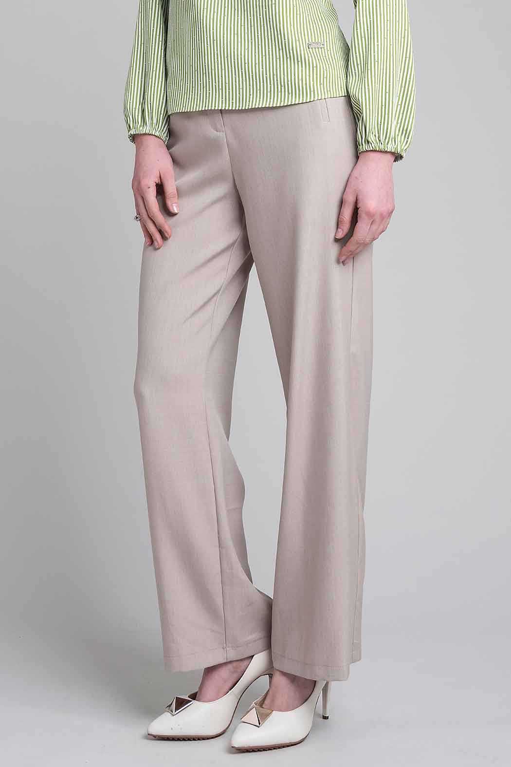 Pantalon Liso Corte Recto