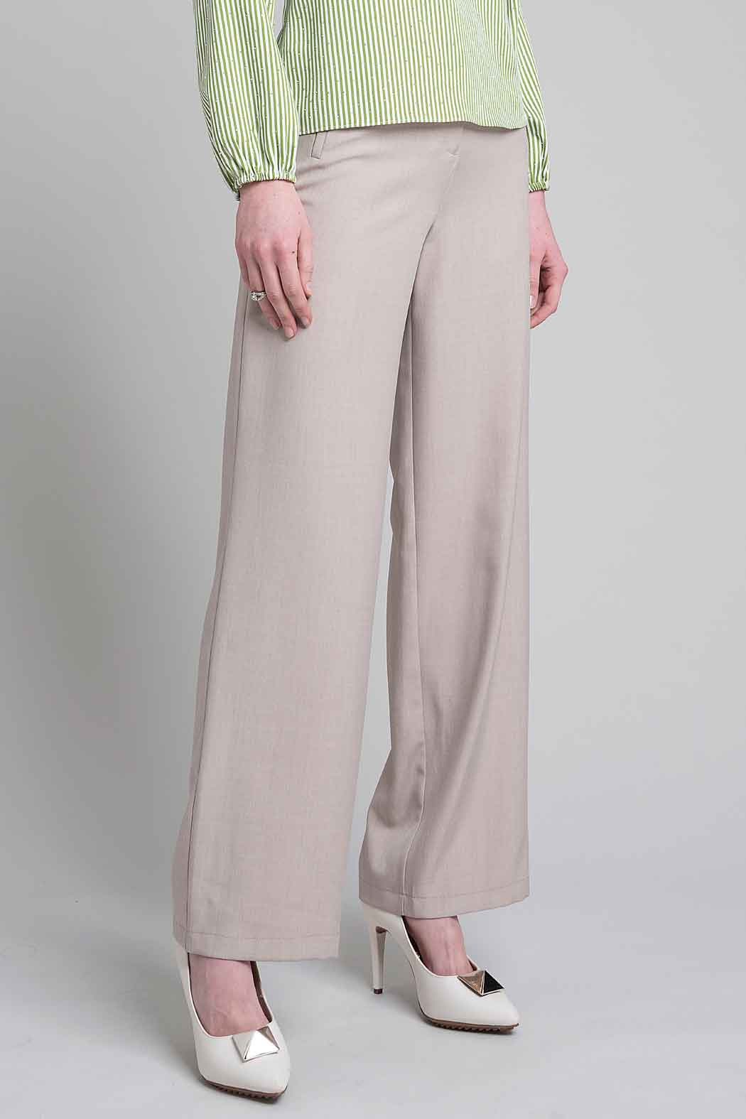 Pantalon Liso Corte Recto
