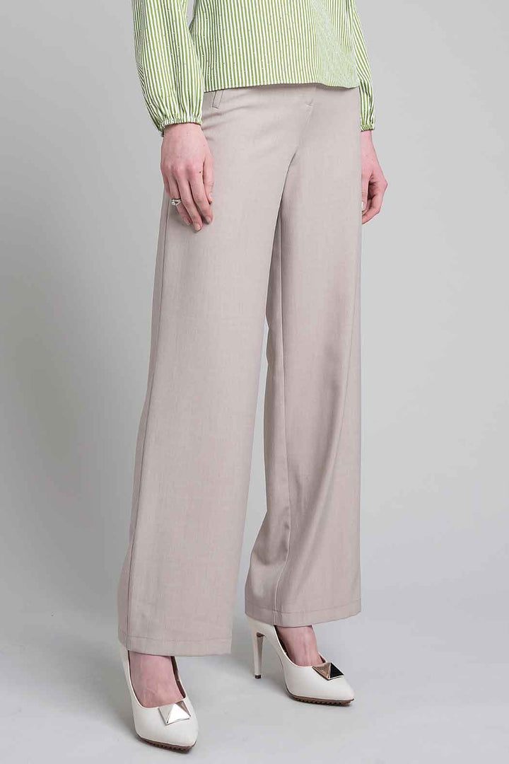 Pantalon Liso Corte Recto