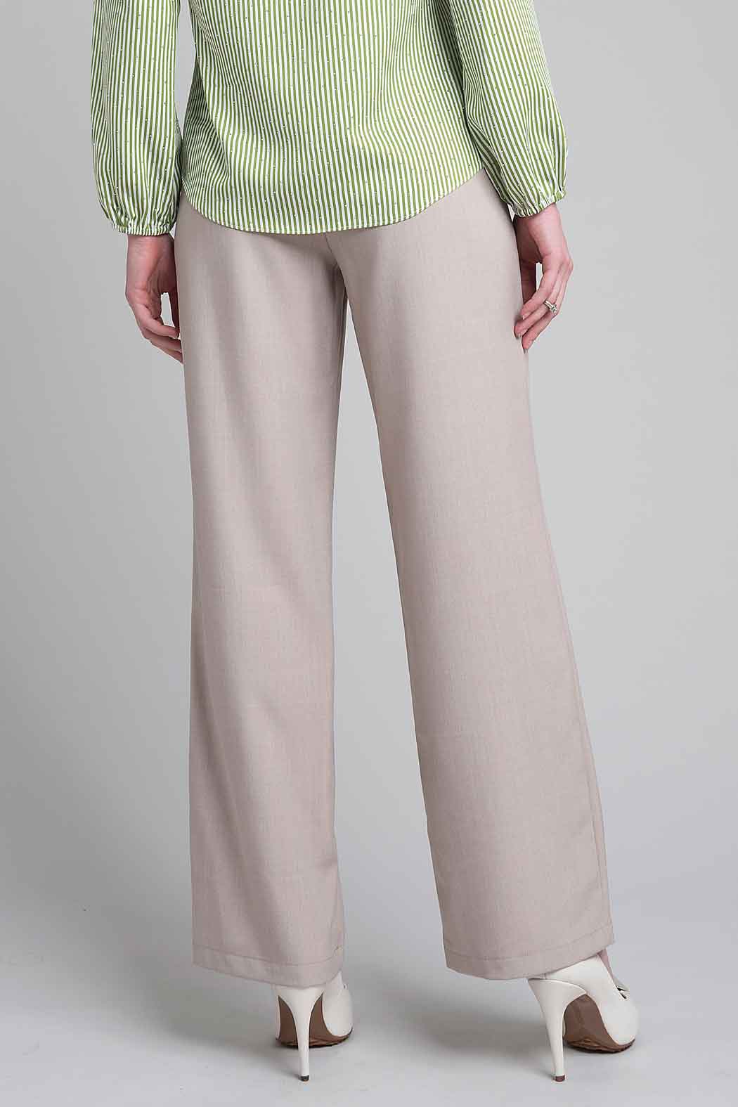 Pantalon Liso Corte Recto