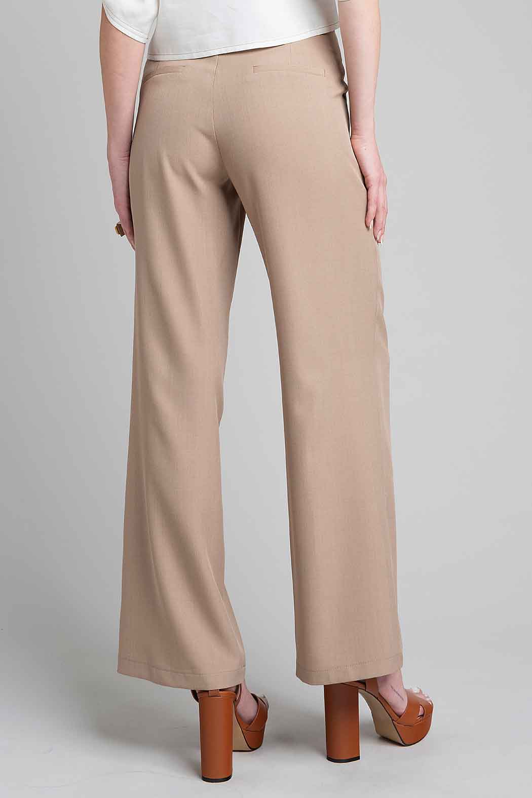 Pantalon Liso Con Pinzas