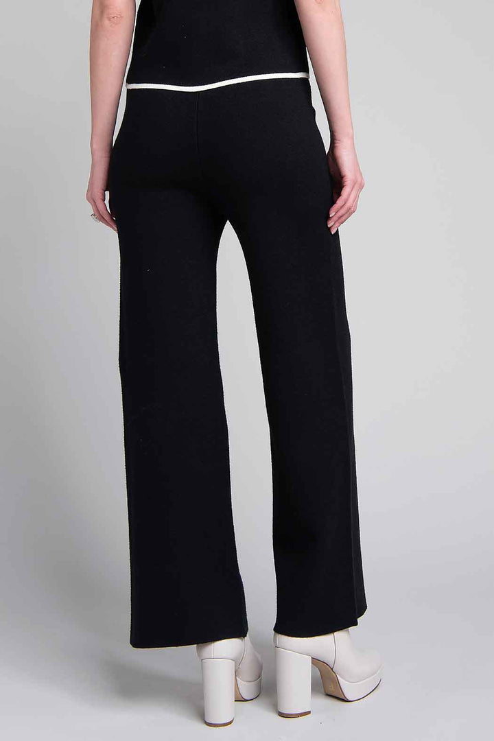 Pantalon De Punto Corte Recto