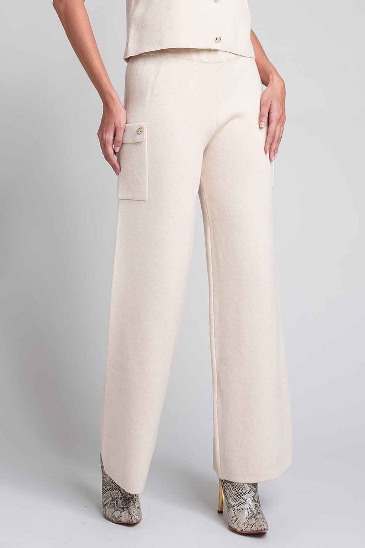 Pantalon De Punto Con Bolsas Tipo Cargo