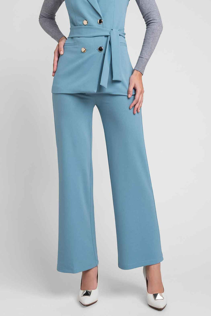 Pantalon Liso Corte Recto