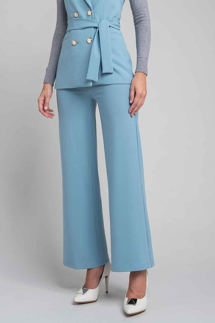 Pantalon Liso Corte Recto