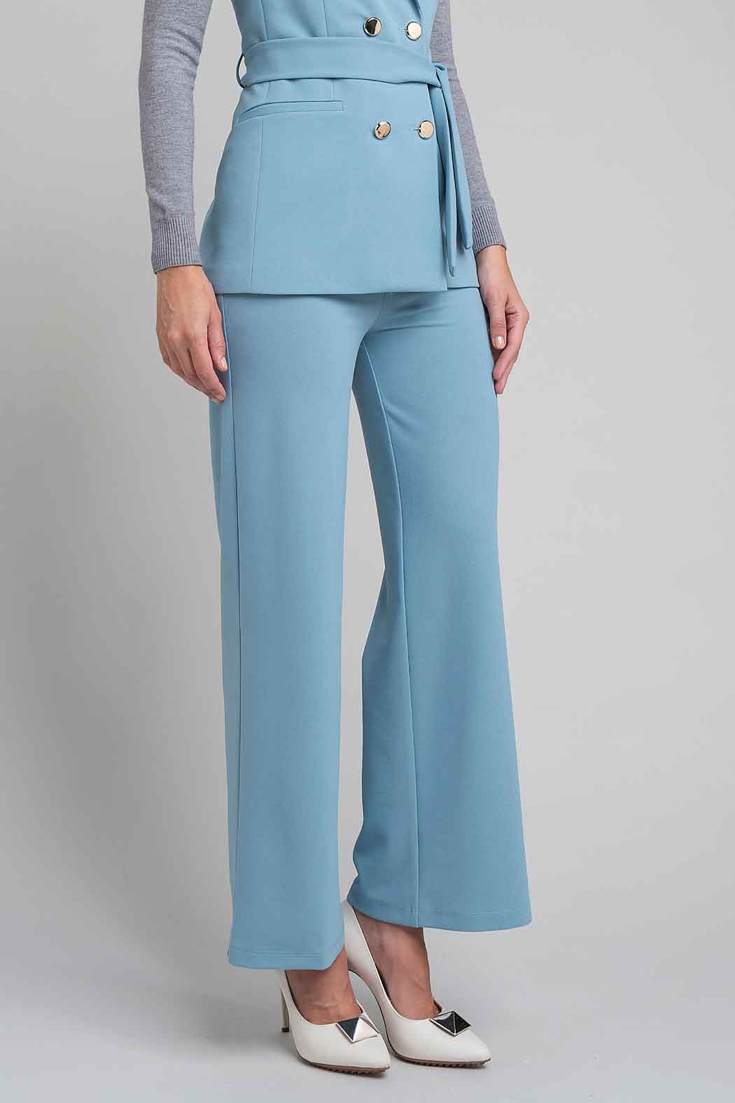 Pantalon Liso Corte Recto