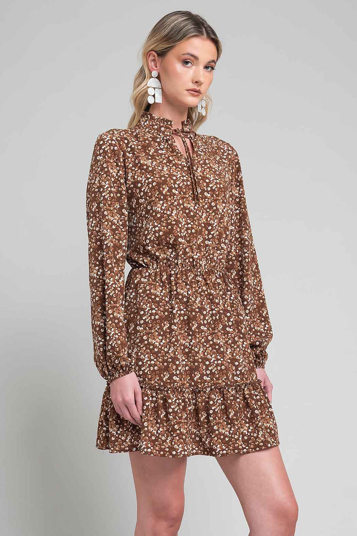 Vestido Bohemio Con Manga Larga