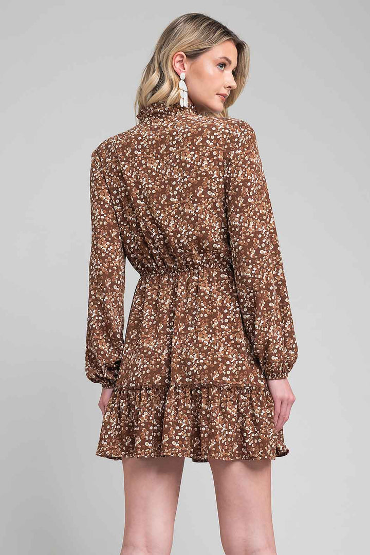 Vestido Bohemio Con Manga Larga