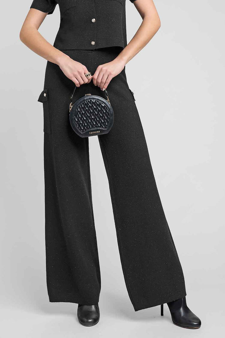 Pantalon De Punto Con Bolsas En Laterales