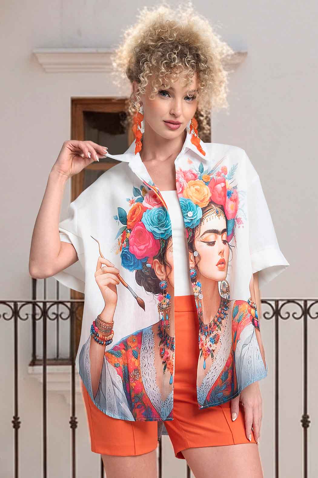Bluson Estampado Frida Kahlo