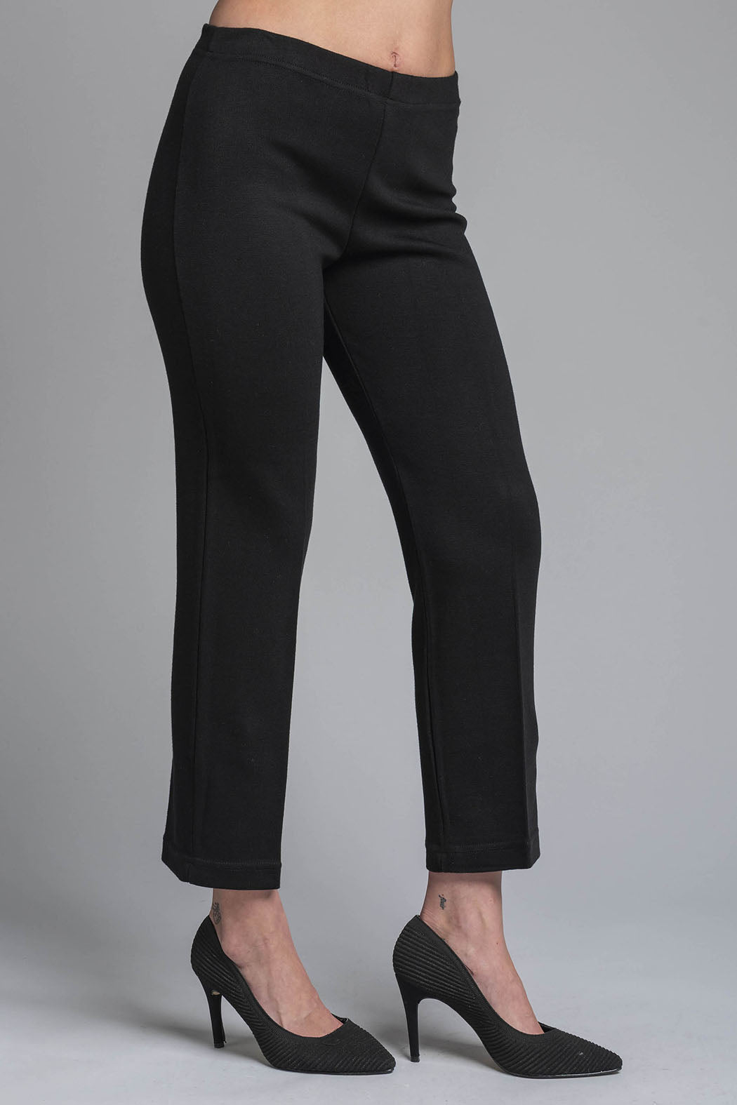 Pantalon De Punto Corte Recto