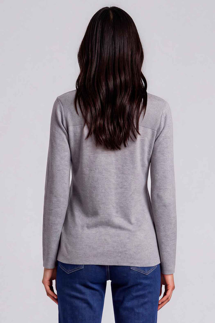 Sueter Cerrado Con Cuello Redondo