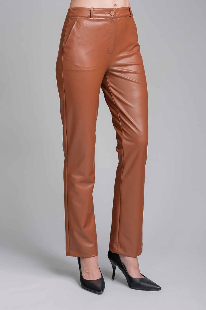 Pantalon De Tacto Piel