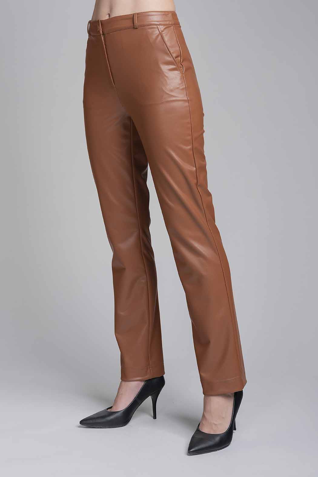 Pantalon De Tacto Piel