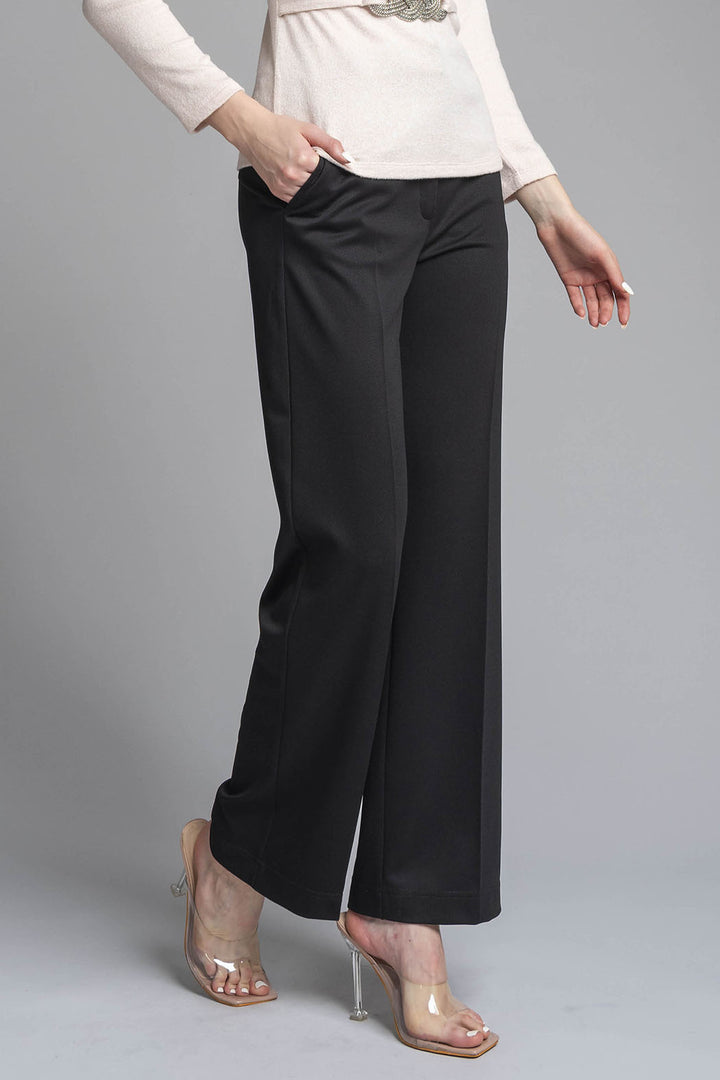 Pantalon Corte Recto Con Cinturon