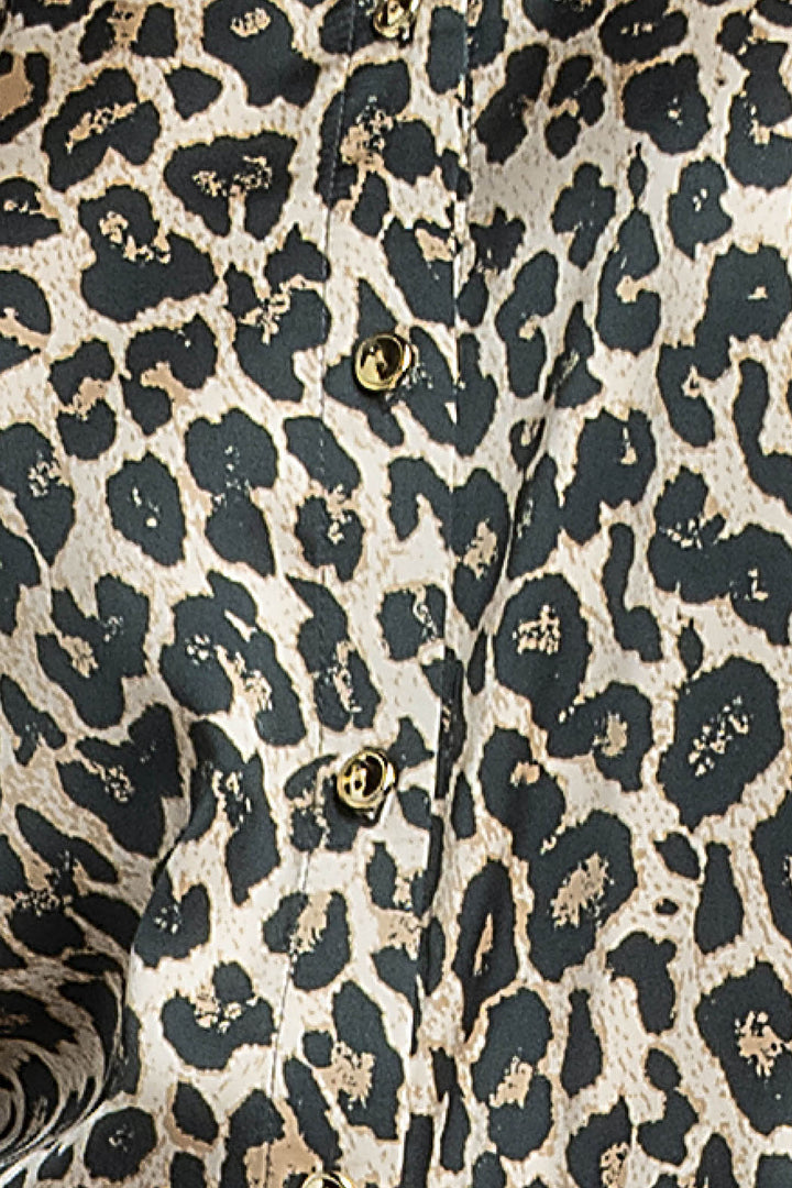 Blusa Con Estampado De Animal Print