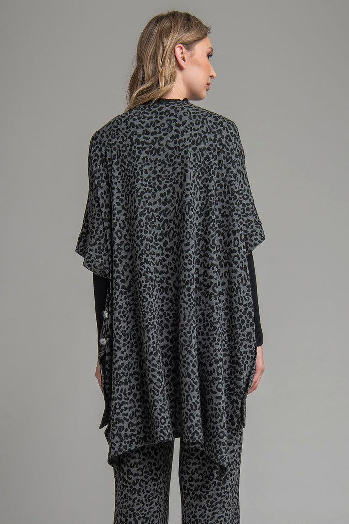 Sueter Largo Estampado De Animal Print