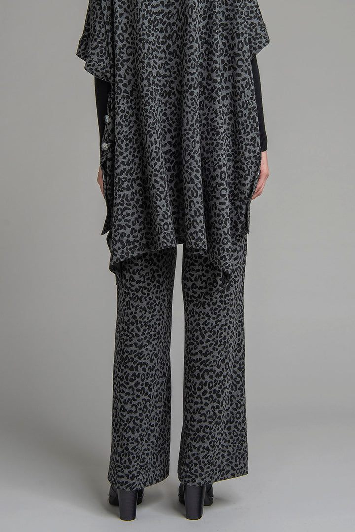 Pantalon Corte Recto Estampado De Animal Print
