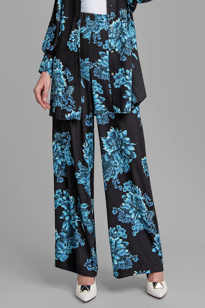 Pantalon Estampado De Flores