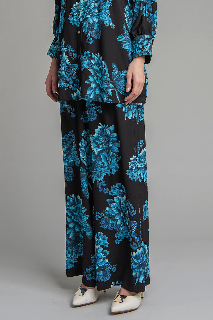 Pantalon Estampado De Flores