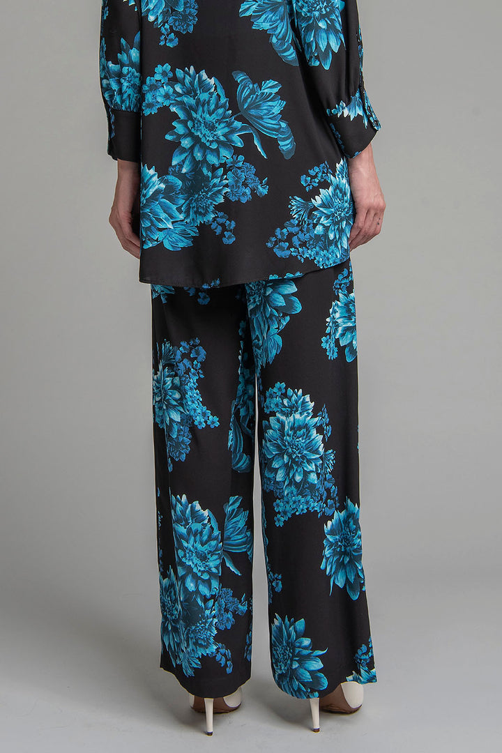 Pantalon Estampado De Flores