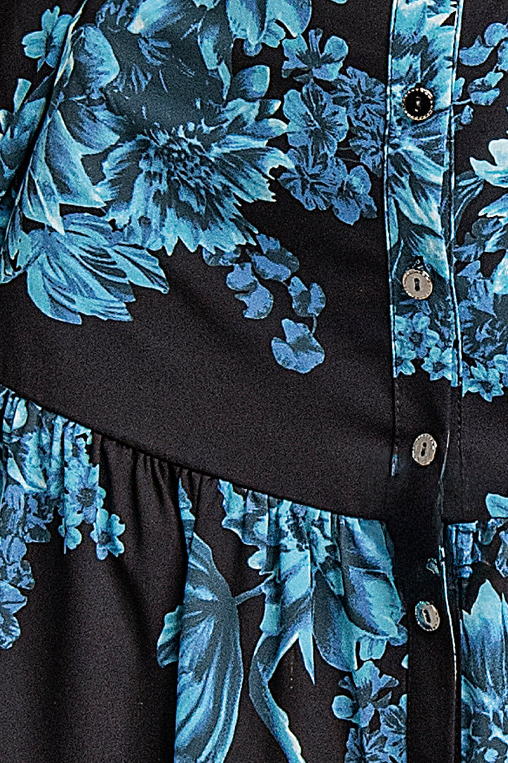 Vestido Con Estampado De Flores