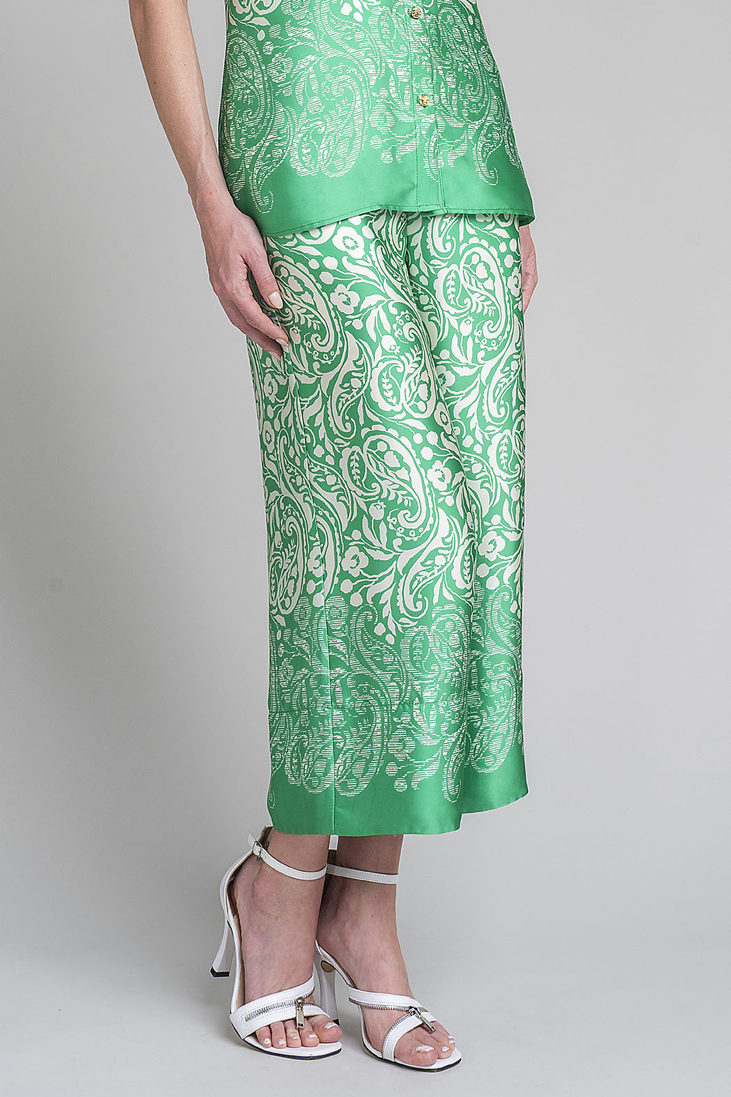 Pantalon Corte Recto Estampado