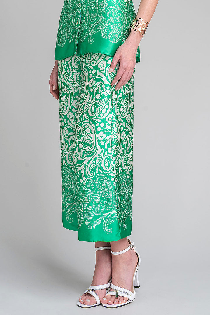 Pantalon Corte Recto Estampado