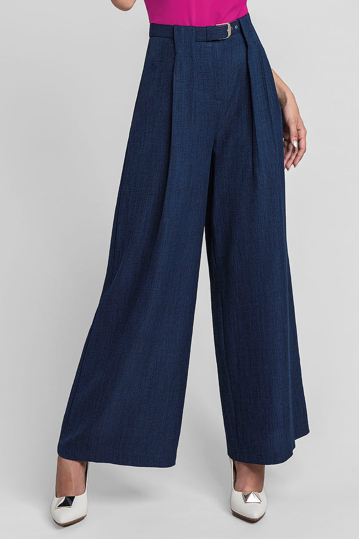 Pantalon Liso Corte Amplio