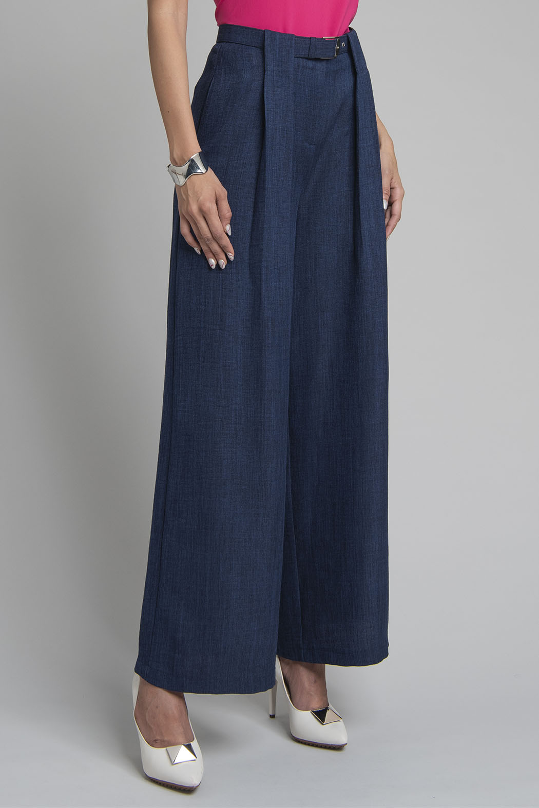 Pantalon Liso Corte Amplio