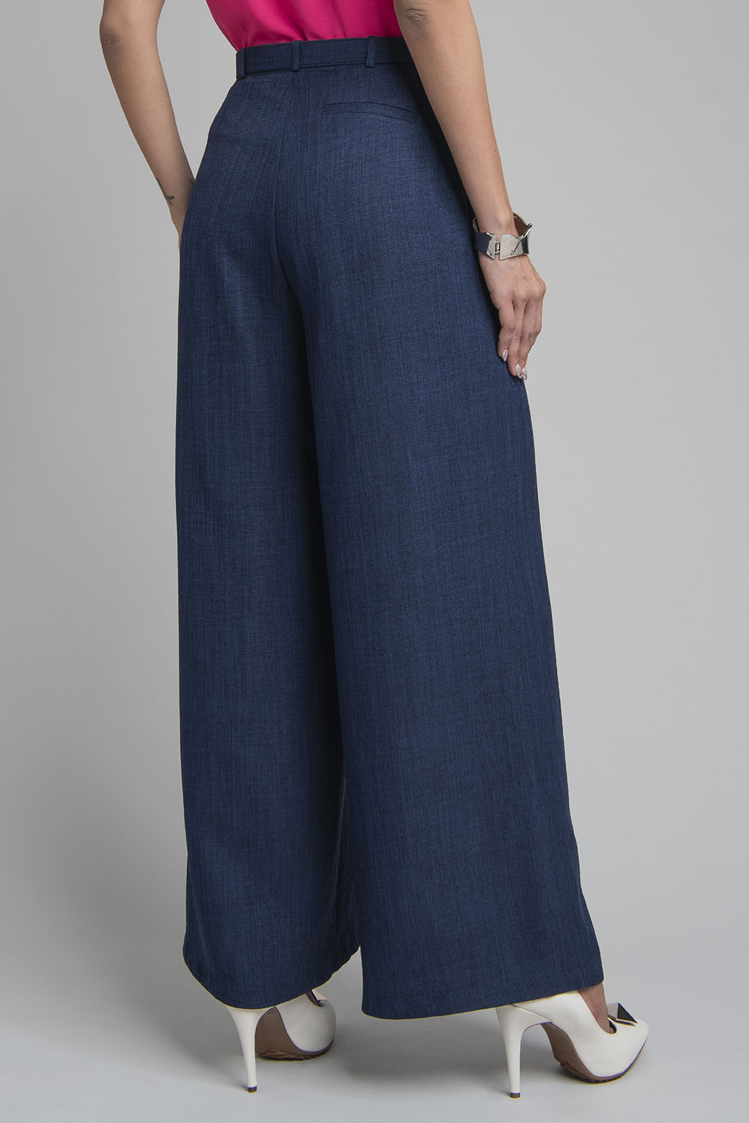 Pantalon Liso Corte Amplio