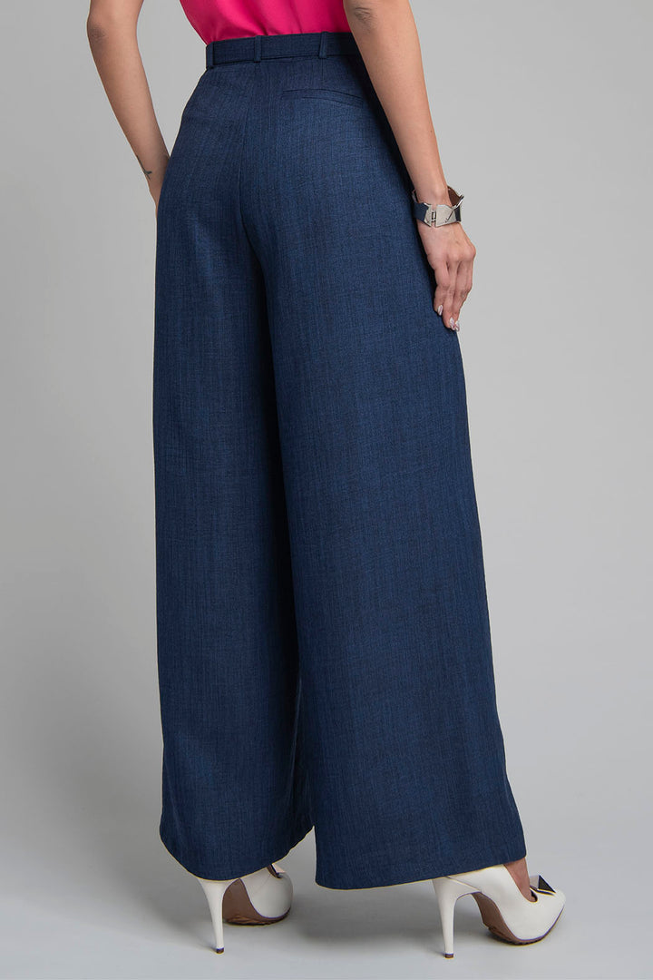 Pantalon Liso Corte Amplio