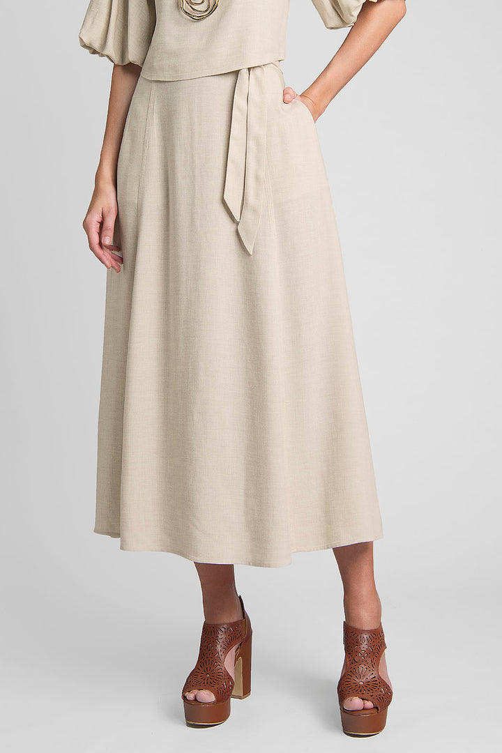 Falda Larga Con Jareta