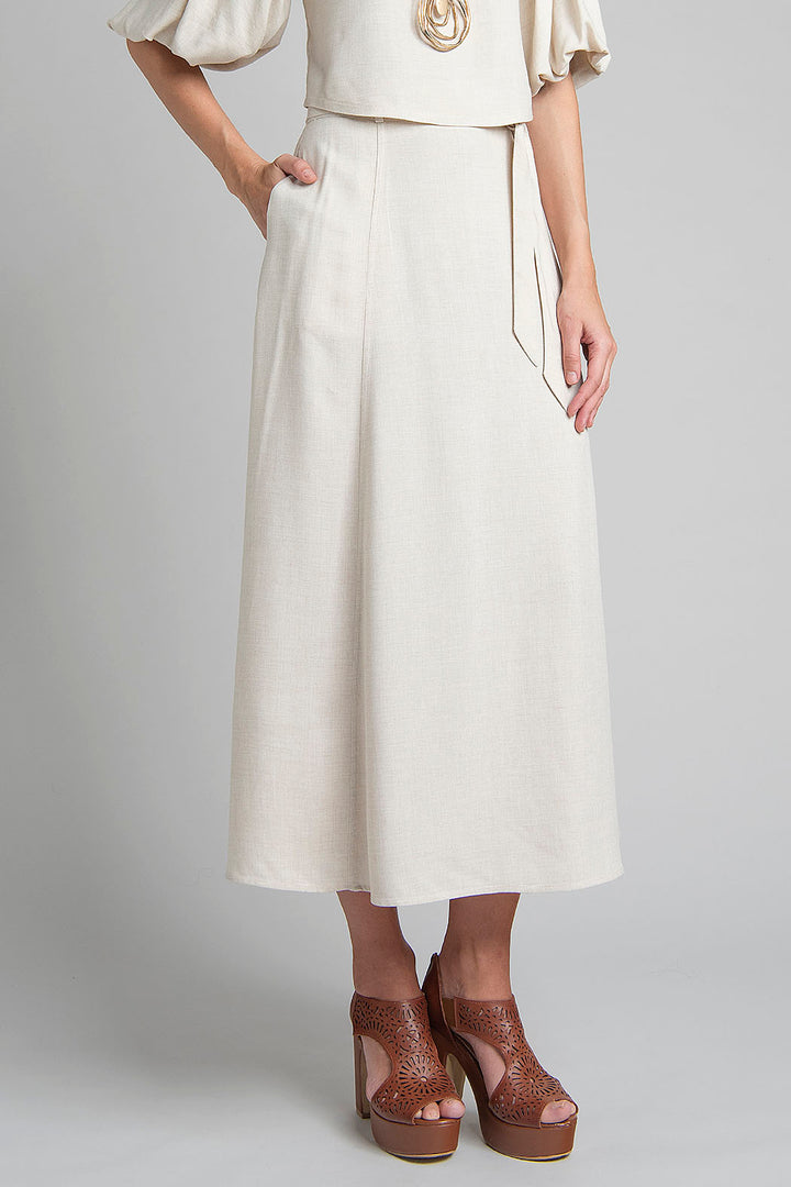 Falda Larga Con Jareta