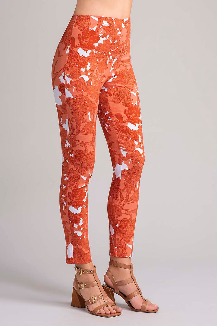 Pantalon Con Estampado De Flores