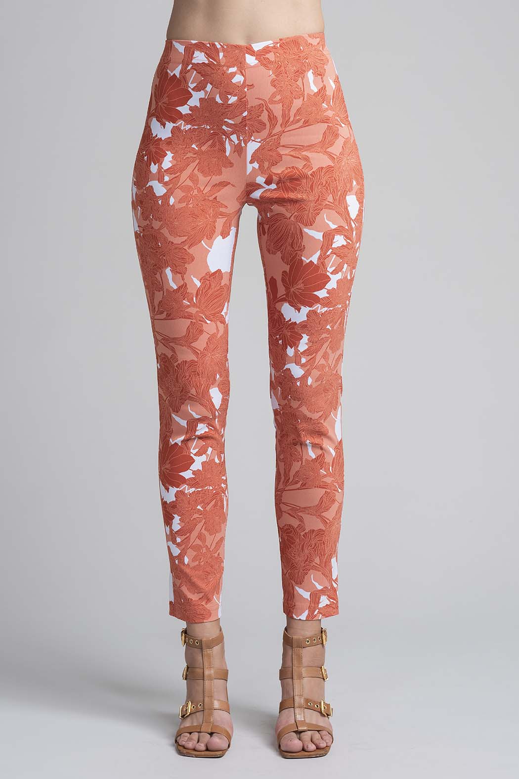 Pantalon Con Estampado De Flores