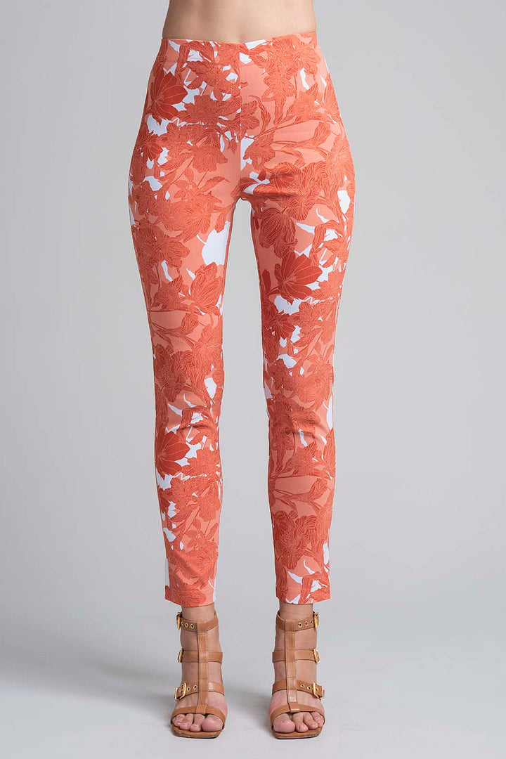 Pantalon Con Estampado De Flores