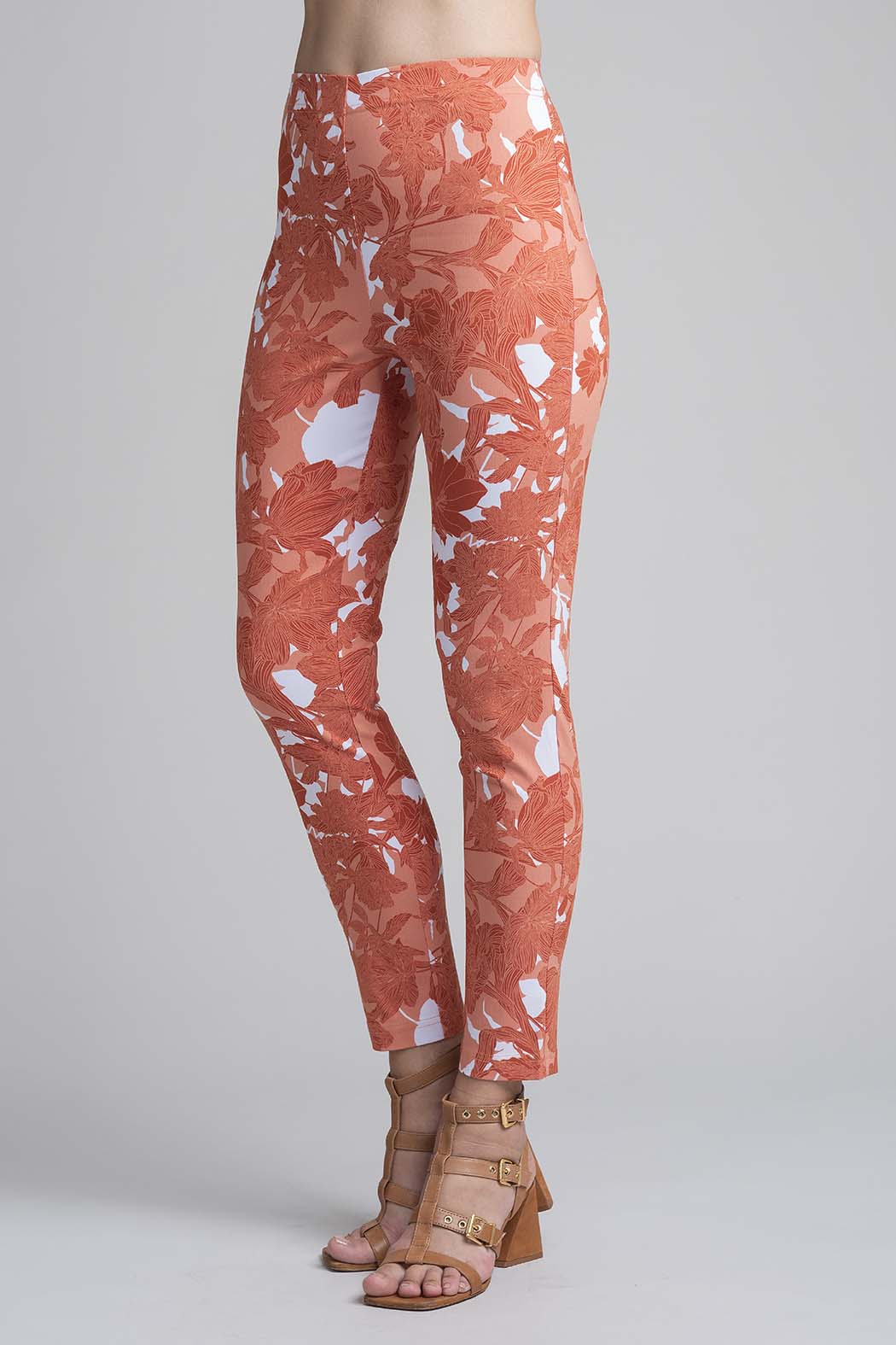 Pantalon Con Estampado De Flores