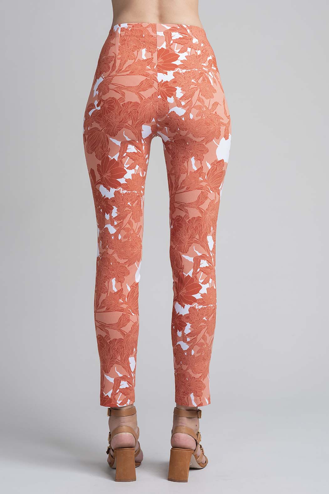 Pantalon Con Estampado De Flores