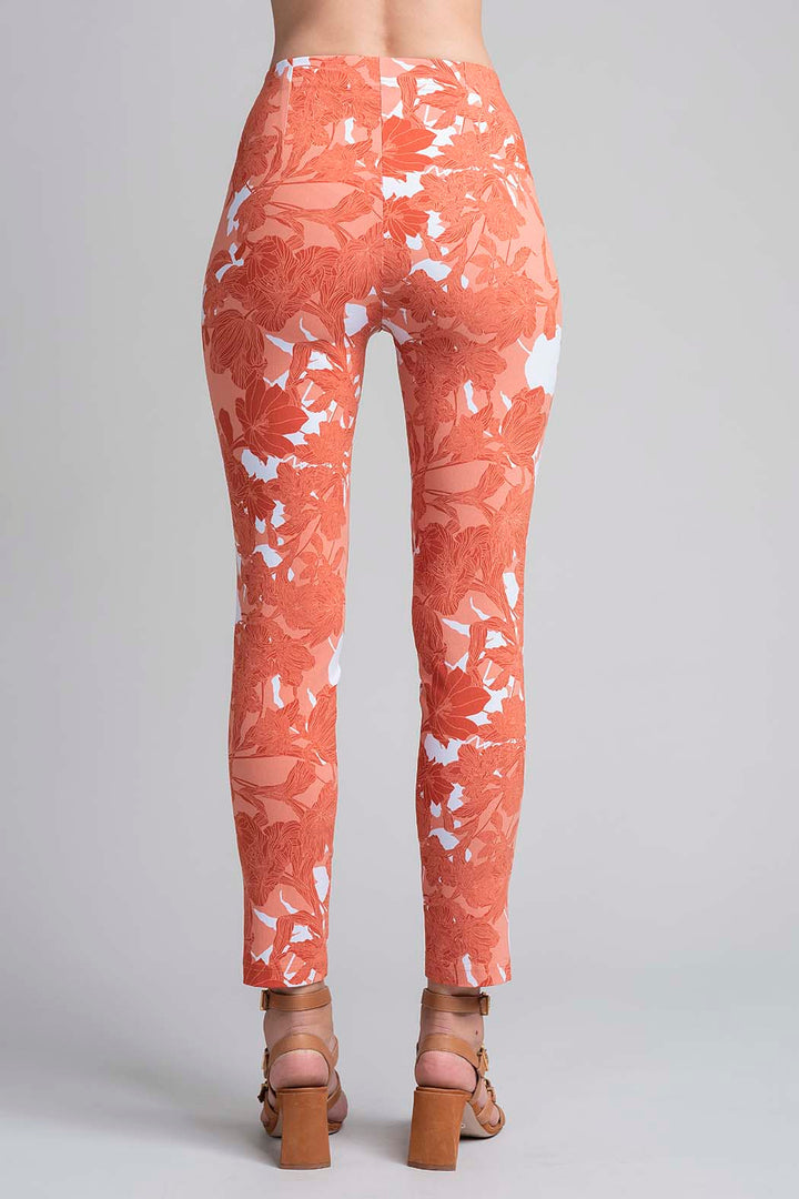 Pantalon Con Estampado De Flores