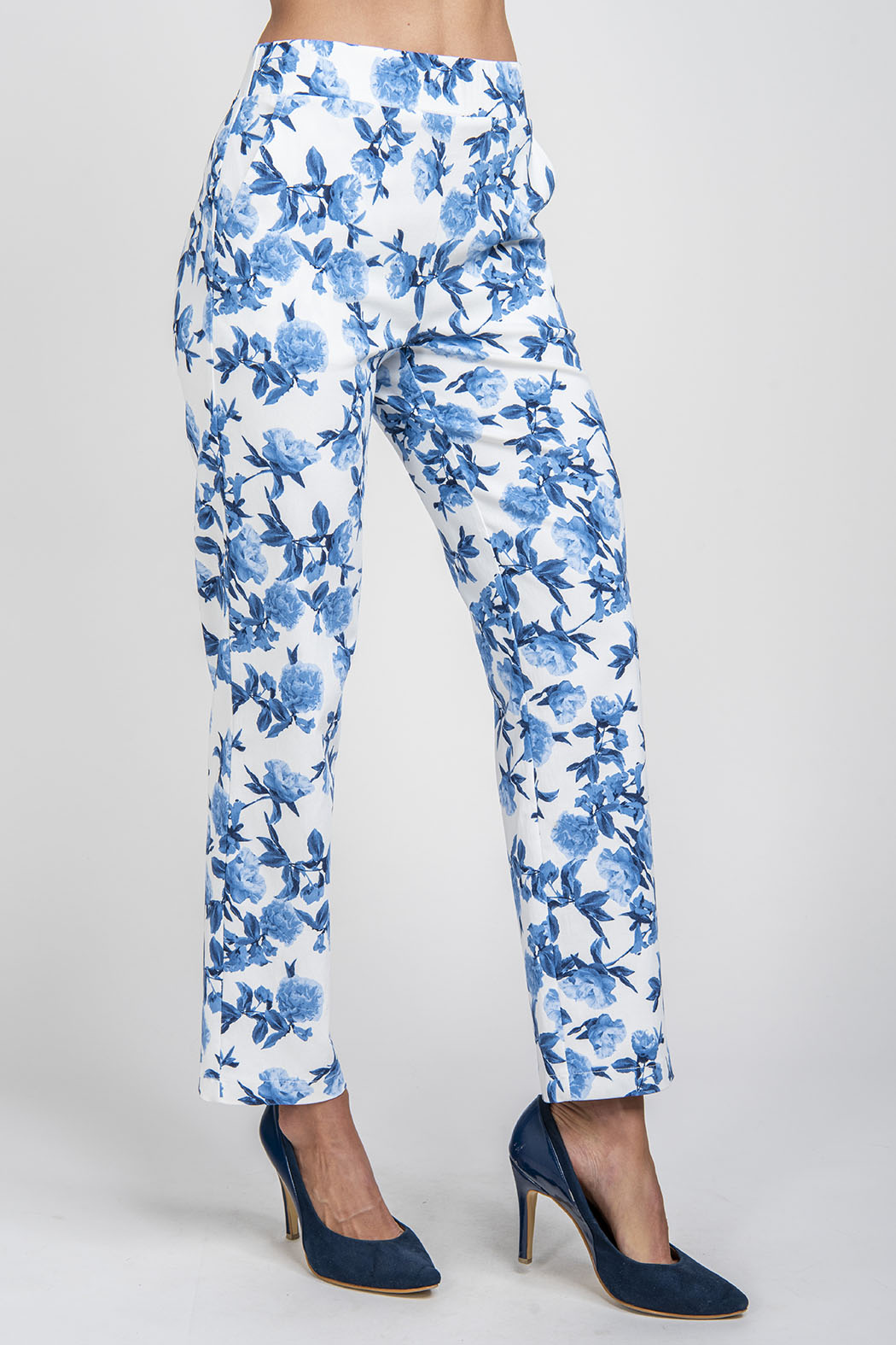 Pantalon Con  Estampado De Flores