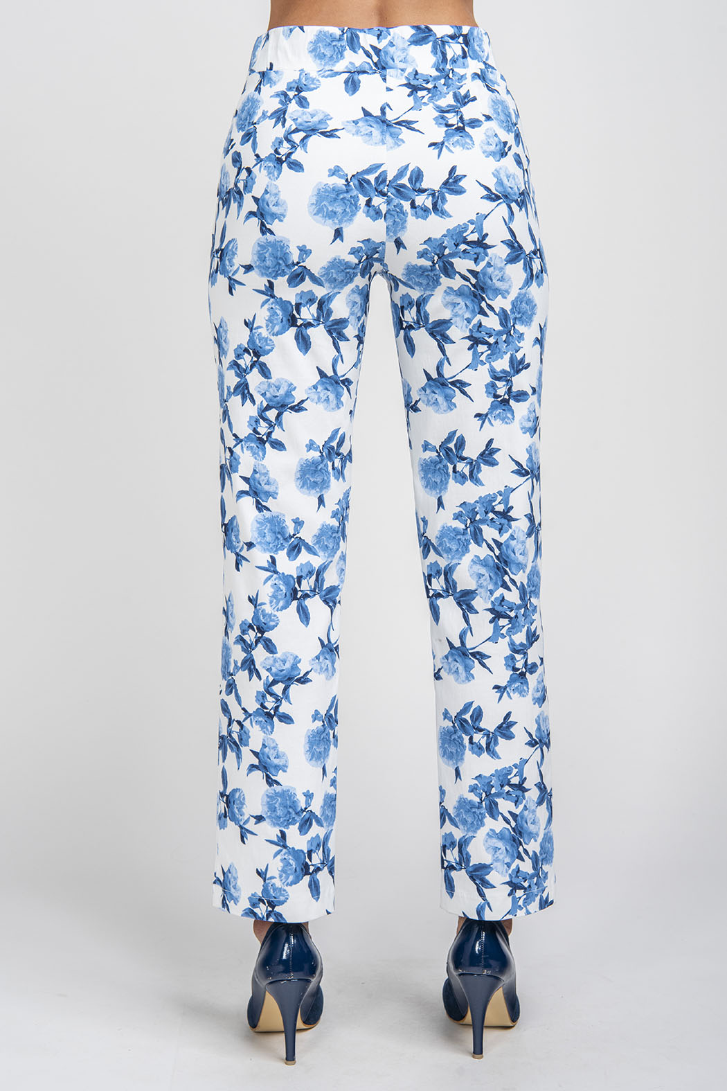 Pantalon Con  Estampado De Flores