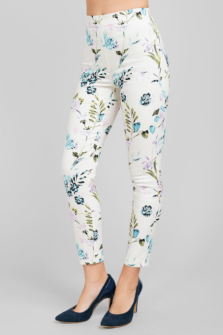 Pantalon Con Estampado De Flores