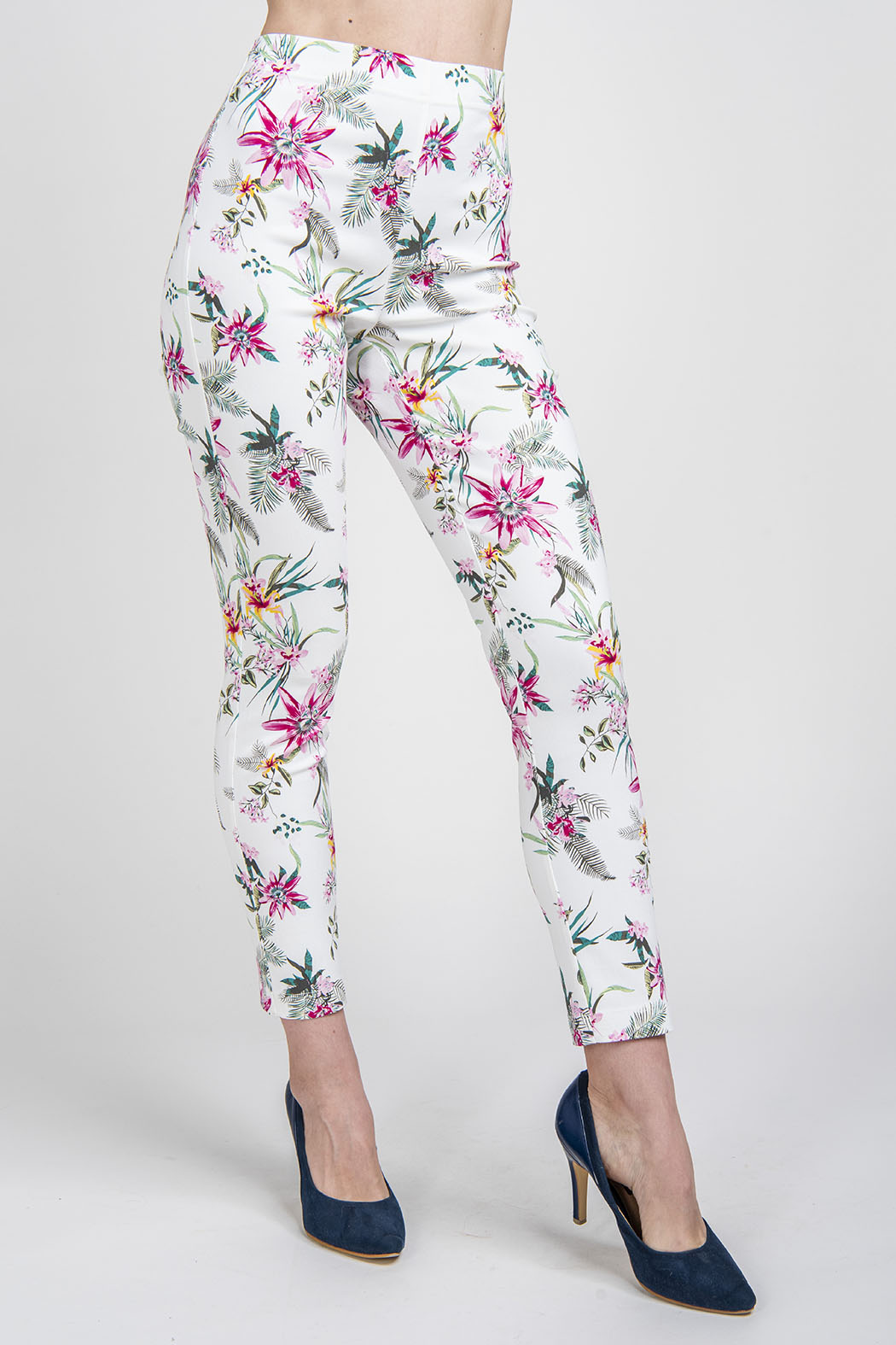 Pantalon Estampado De Flores